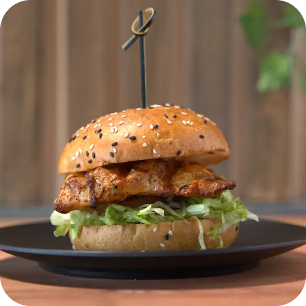 grilled chicken burger