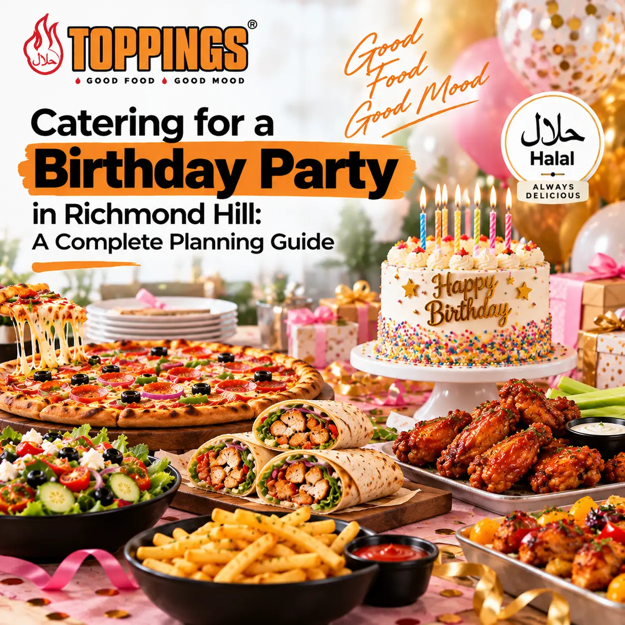 Catering for Birthday Party in Richmond Hill | Toppings