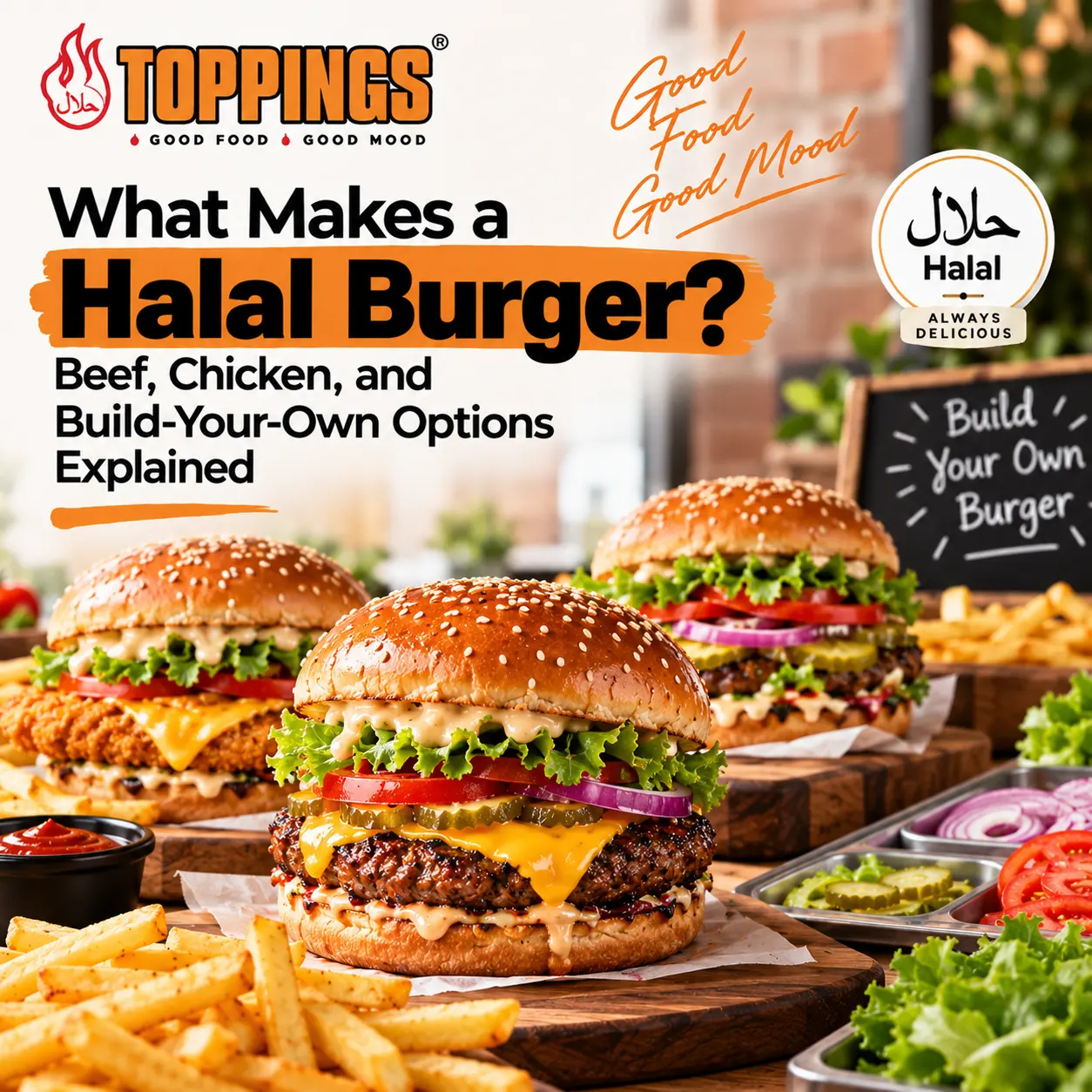 Halal Beef Burger Guide: Beef, Chicken & Custom Options